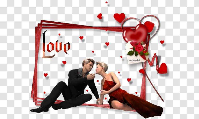Love Romance Film Picture Frames - Kiss - Couple Transparent PNG