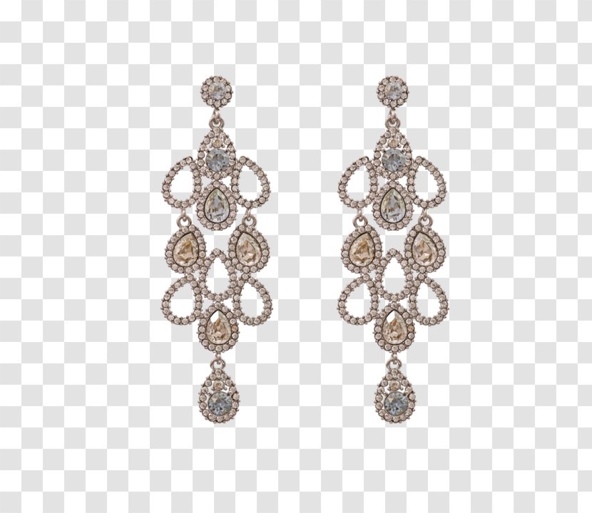 Earring Rosé Jewellery Swarovski AG Champagne - Lily And Rose Transparent PNG