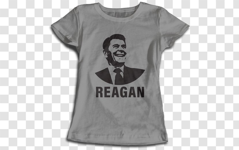 T-shirt United States Sleeve Outerwear - RONALD REAGAN Transparent PNG
