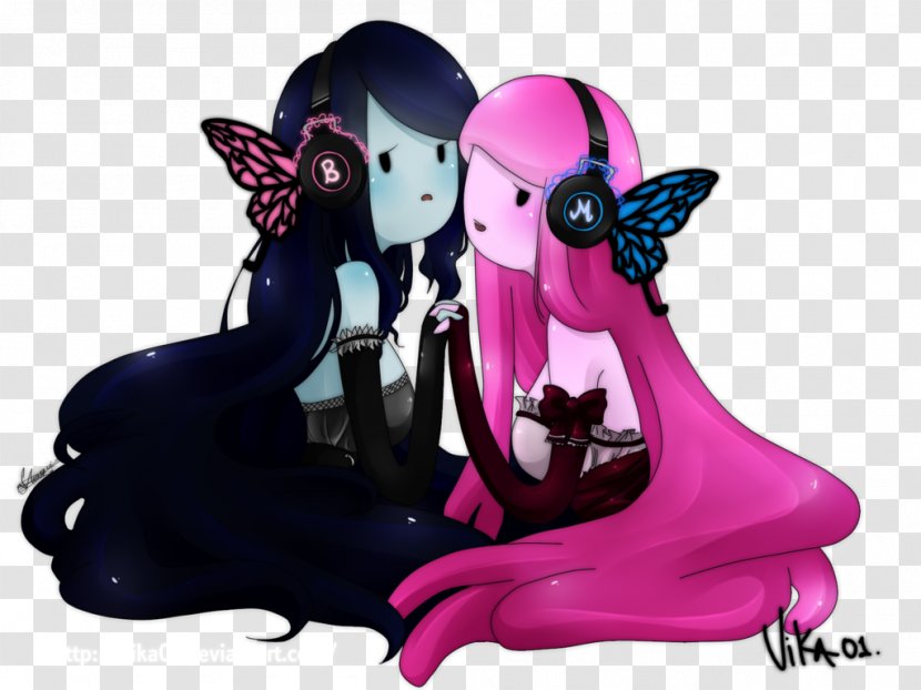 Marceline The Vampire Queen Princess Bubblegum Finn Human Chewing Gum Ice King - Fionna And Cake Transparent PNG