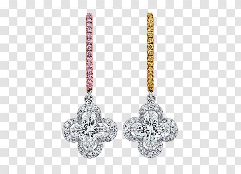 Earring Charms & Pendants Jewellery Diamond - Colored Gold - Tahitian Pearl Transparent PNG