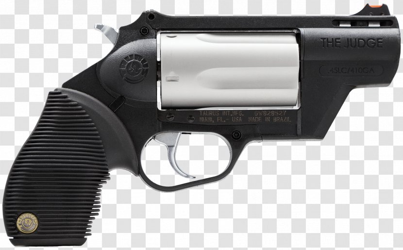 Taurus Judge .45 Colt Revolver Firearm - 357 Magnum Transparent PNG