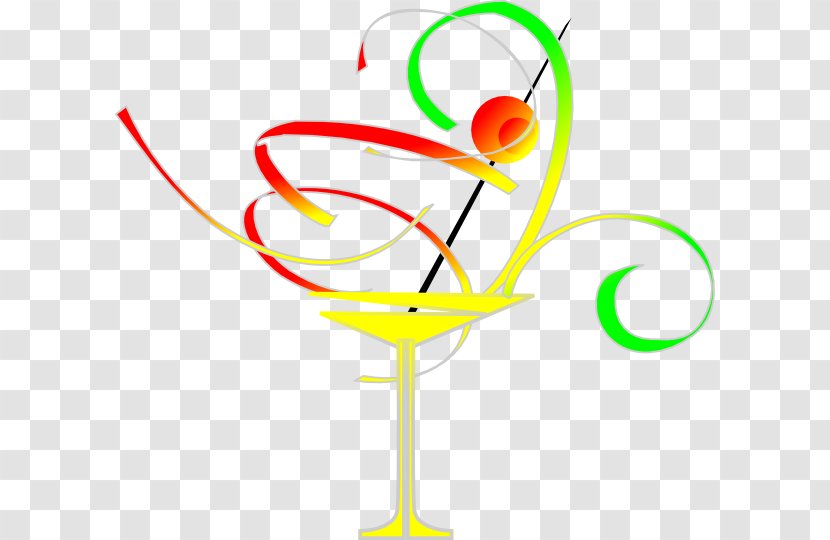 Martini Cocktail Glass Clip Art - Royaltyfree Transparent PNG