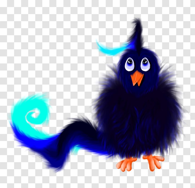 Bird Cobalt Blue Beak - Feather - Fluffy Transparent PNG