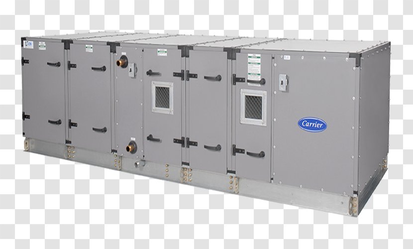 Air Handler Carrier Corporation Conditioning Chiller HVAC - Circuit Breaker - Unit Transparent PNG