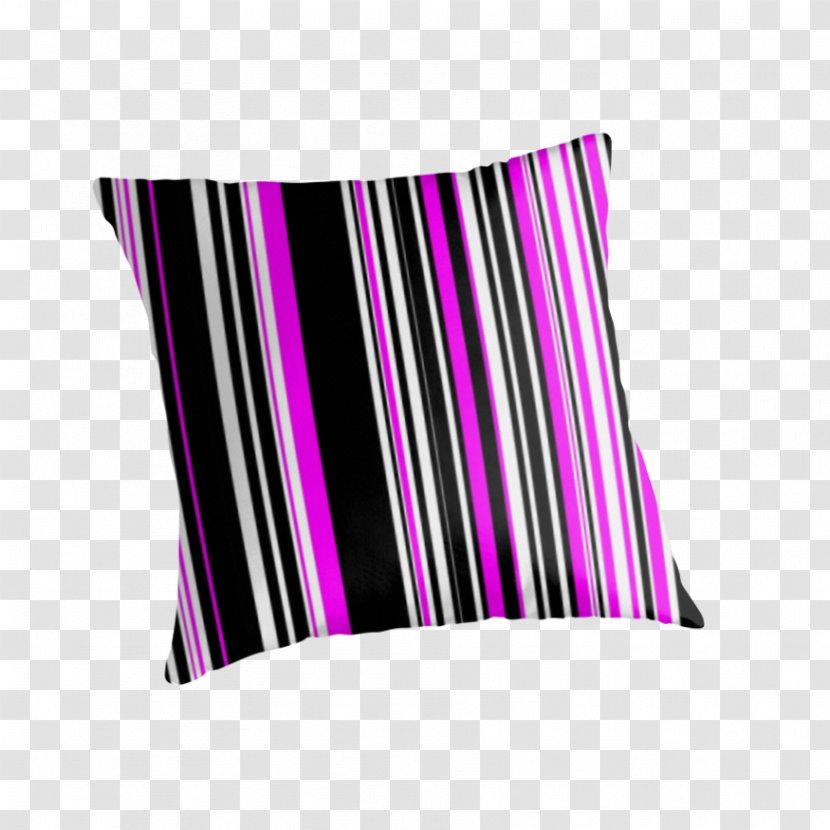 Throw Pillows Cushion Line Pink M - Pillow - Strip Transparent PNG
