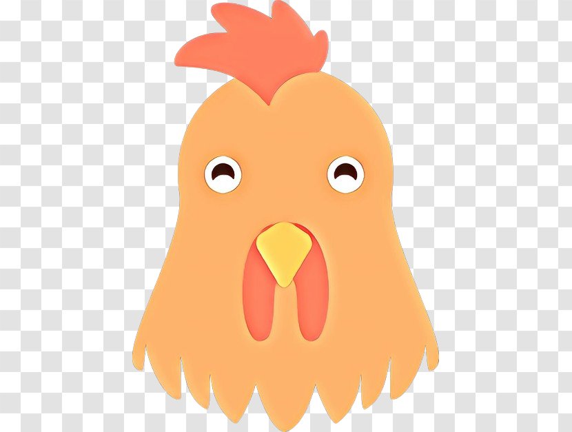Orange - Chicken - Rooster Beak Transparent PNG