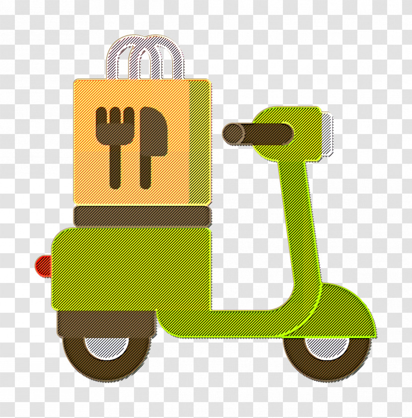 Food Delivery Icon Scooter Icon Transparent PNG