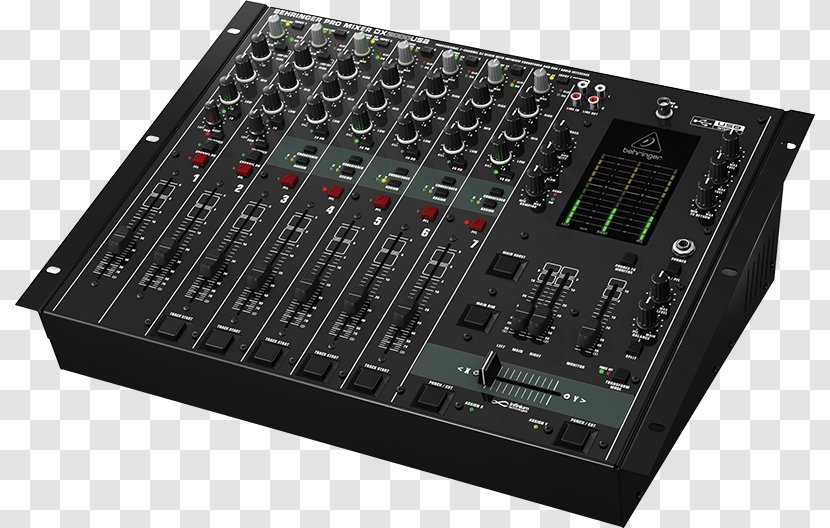 BEHRINGER PRO MIXER DX2000USB DJ Mixer Audio Mixers Disc Jockey - Cartoon - Frame Transparent PNG