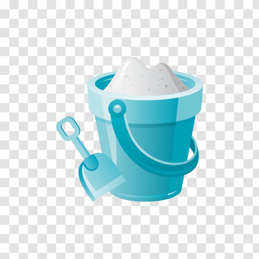 Bucket Sand Shovel - Aqua - Green Sanders And Shovels Transparent PNG