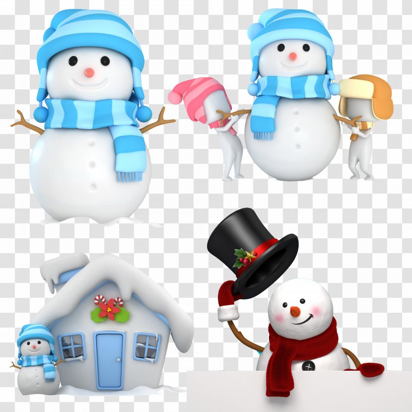 House Royalty-free Illustration - Photography - Winter Snowman And Transparent PNG