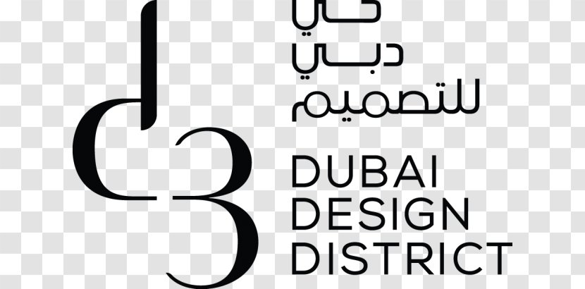Dubai Design District Week TECOM Group Business Logo - Monochrome Transparent PNG