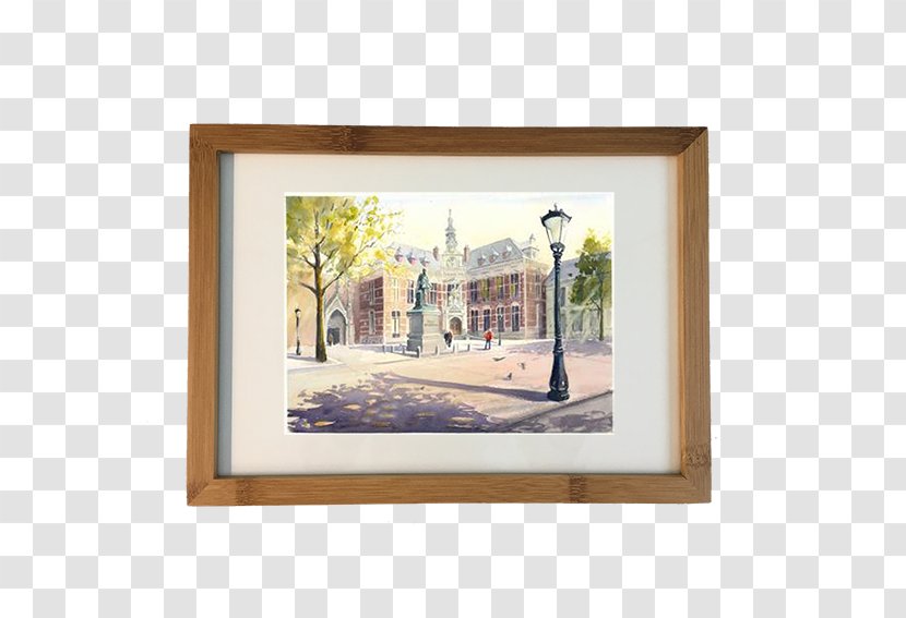 Utrecht University Picture Frames Painting Academiegebouw Drawing - Watercolor Transparent PNG