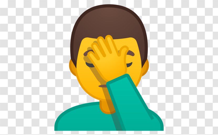 Emoji Facepalm Zero-width Joiner Noto Fonts Gesture Transparent PNG