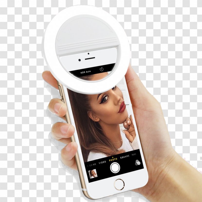Light-emitting Diode Ring Flash Selfie Smartphone - Mobile Phones - Light Transparent PNG