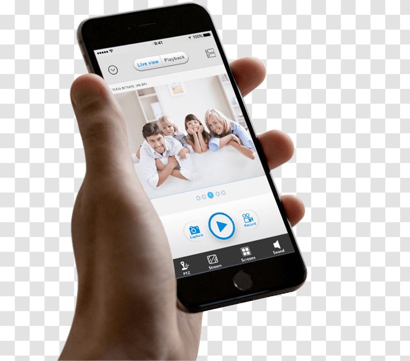 Wireless Security Camera IP Computer Software - Telephone - Mobile Phone Interface Transparent PNG