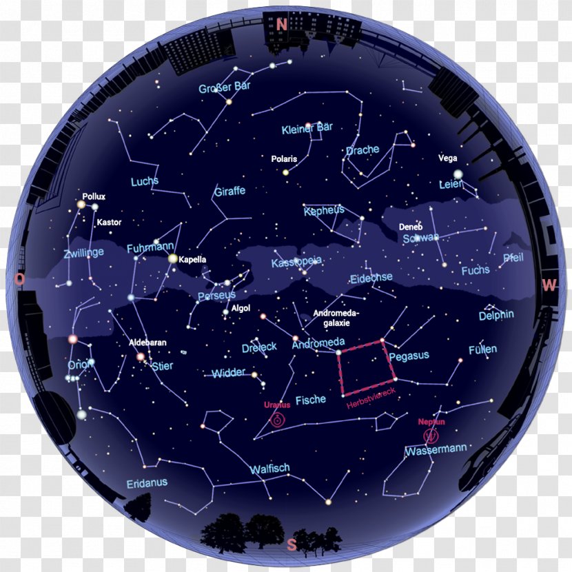 Sternenhimmel Constellation Sky Planetarium Wolfsburg Beta Pegasi - World Transparent PNG