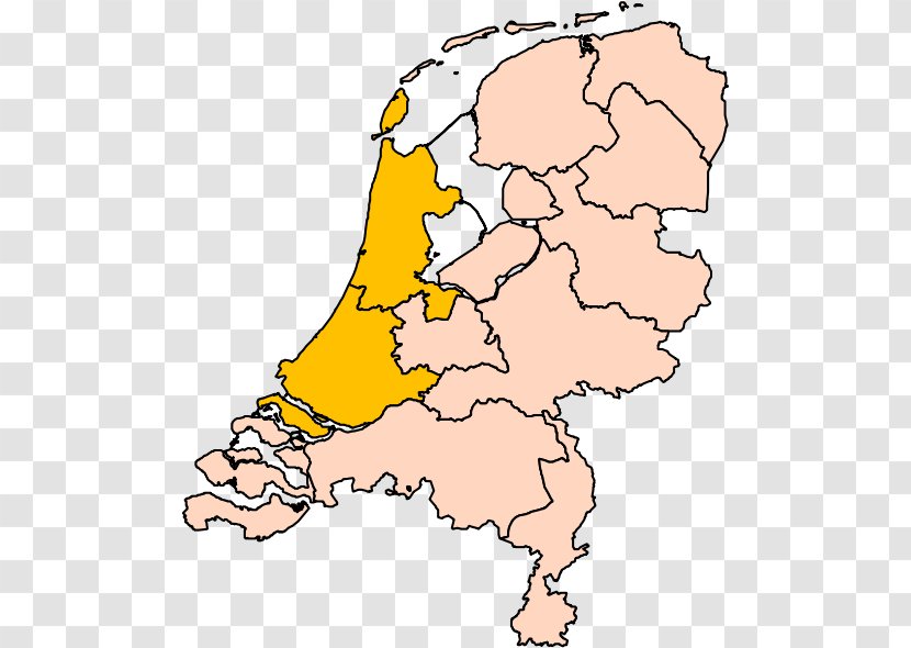 North Holland South Friesland Map - Netherlands Transparent PNG