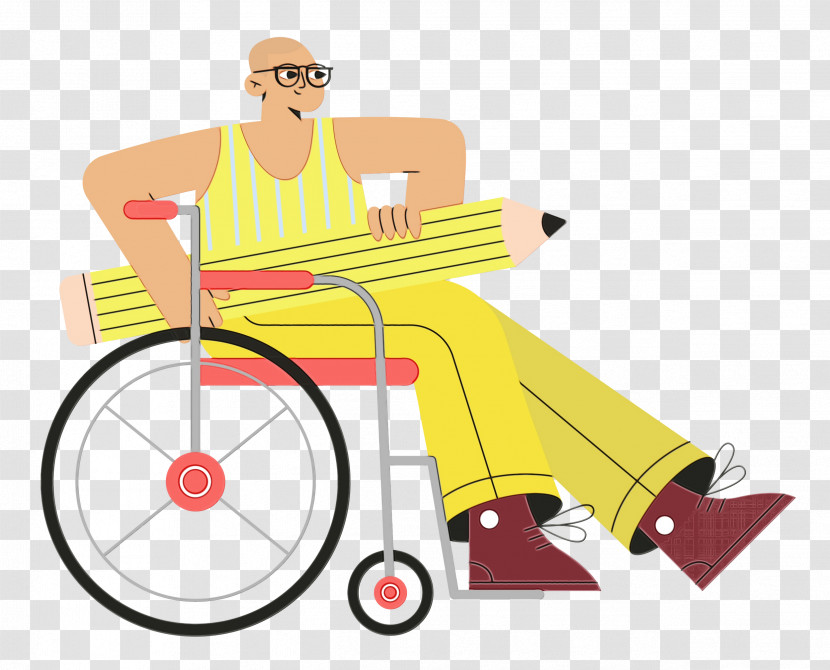 Cartoon Furniture Yellow Sitting Transport Transparent PNG