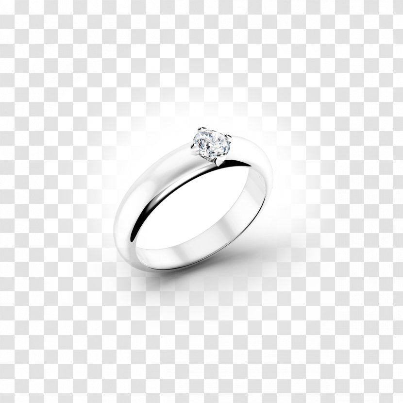 Wedding Ring Silver Body Jewellery - Annual Transparent PNG