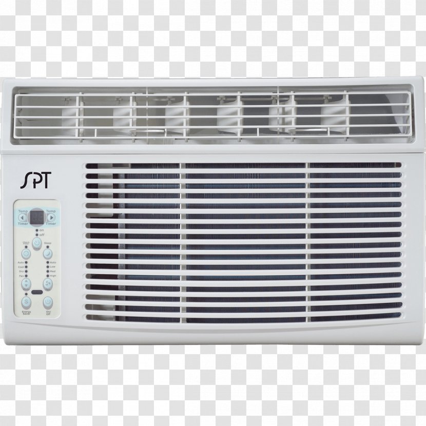 Window British Thermal Unit Air Conditioning Energy Star Filter - Cooling Capacity - Conditioner Transparent PNG