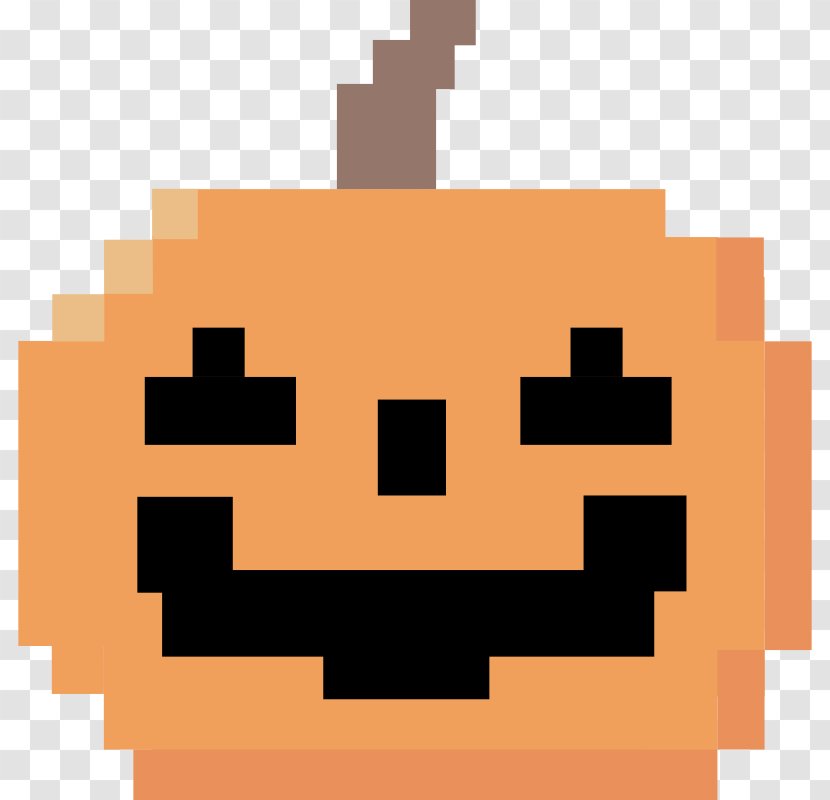 Calabaza Halloween Jack-o'-lantern Pumpkin Clip Art - Royaltyfree - 8 BIT Transparent PNG