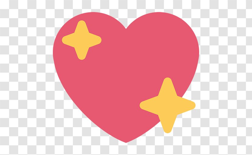 Emoji Heart Sticker Emoticon Symbol - Cartoon - Sparkling Star Transparent PNG