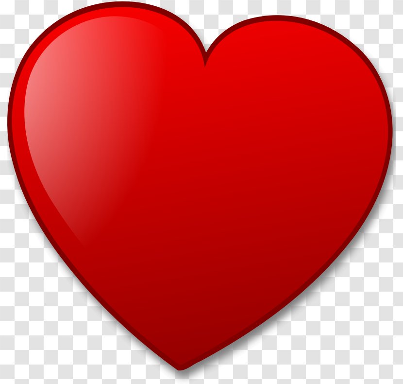 Heart Clip Art - Red Transparent PNG