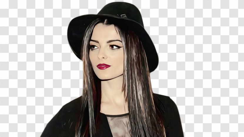 Hair Clothing Lip Hat Black - Headgear - Long Transparent PNG