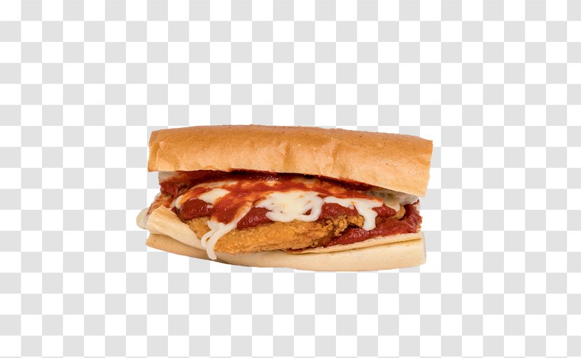 Chicken Parmigiana Submarine Sandwich Hamburger Breakfast Fast Food - American - Sandwiches Transparent PNG