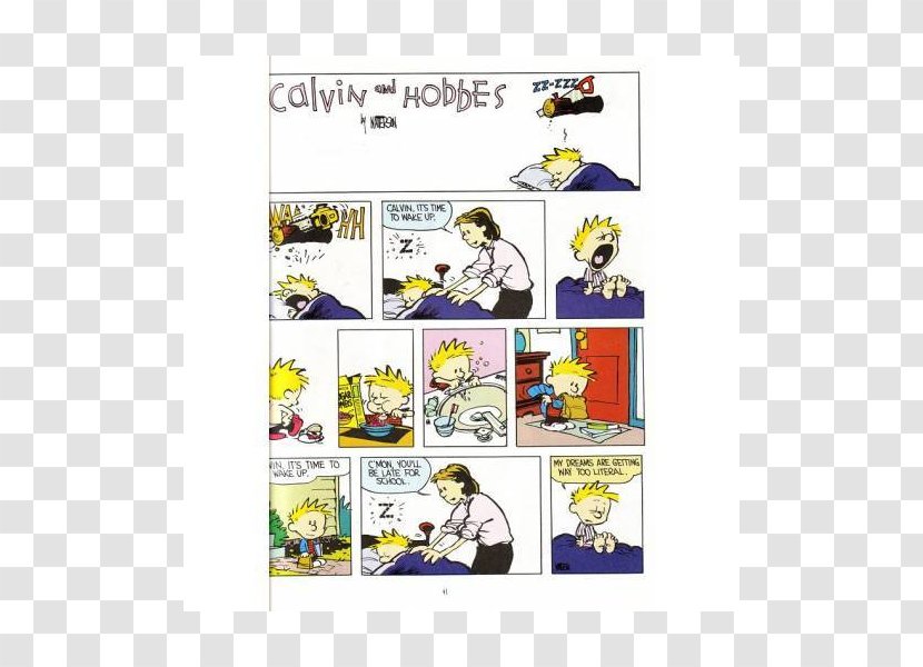 Comics Cartoon Calvin And Hobbes Brand - Area Transparent PNG