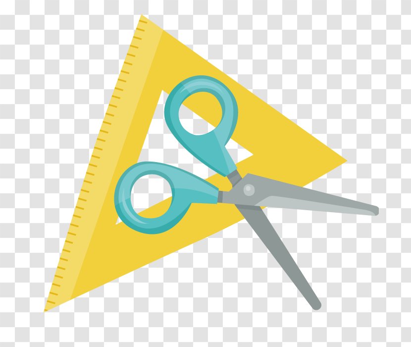 Scissors Tool Learning Ruler - Tools Transparent PNG