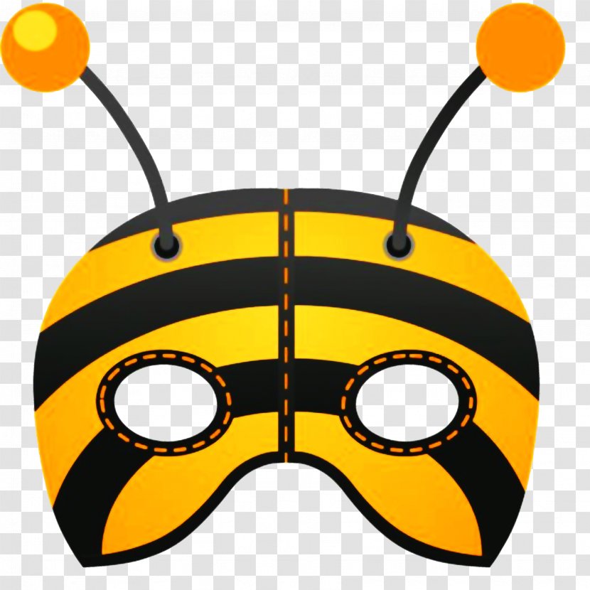 Mask Bee Costume Mardi Gras Halloween - Disguise Transparent PNG