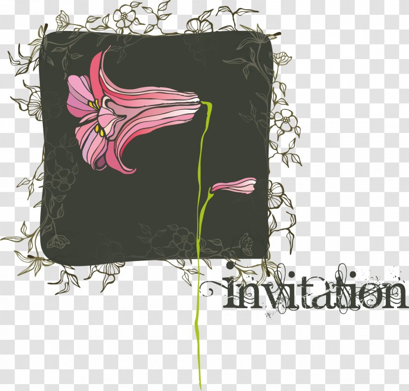 Graphic Design Illustration - Flower - Vector Creative Birthday Flowers Background Transparent PNG