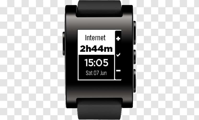 Pebble Time Smartwatch Classic - Watch Transparent PNG