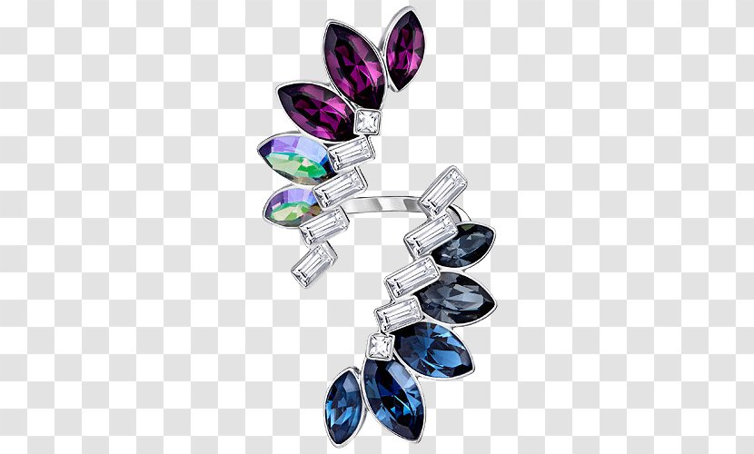 Swarovski Kristallwelten AG Earring Jewellery - Shopping Centre - Jewelry Colorful Rings Transparent PNG