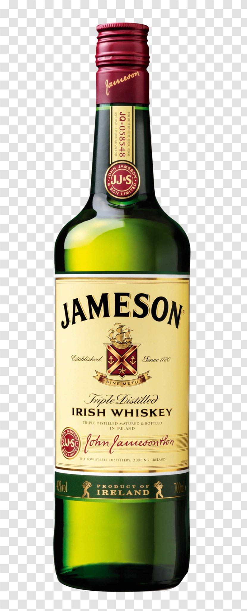 Jameson Irish Whiskey Liquor Cuisine - Jack Daniles Transparent PNG