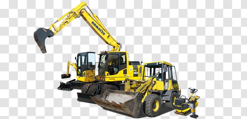 Bulldozer Heavy Machinery Komatsu Limited Excavator - Maszyny Budowlane - Rental Homes Transparent PNG