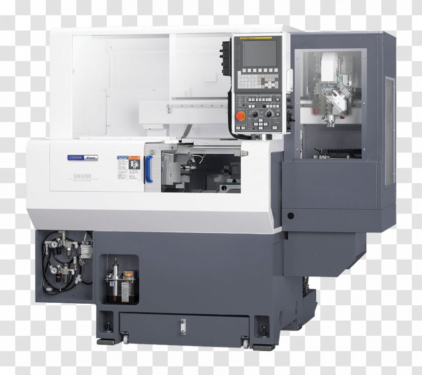 Lathe Computer Numerical Control Citizen Machinery Co., Ltd. Holdings CNC-Drehmaschine - Automatic - Toolroom Transparent PNG