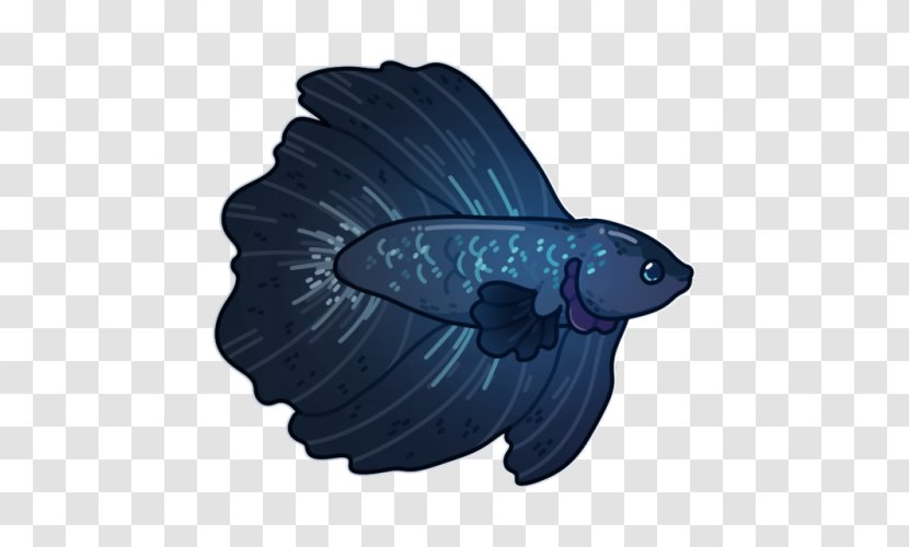 Cobalt Blue Fish - Siamese Fighting Transparent PNG