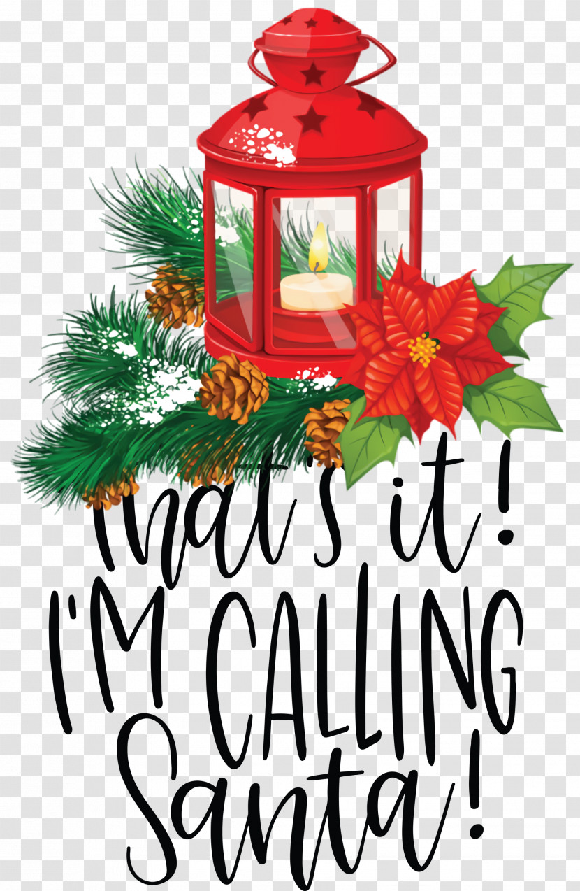 Calling Santa Santa Christmas Transparent PNG