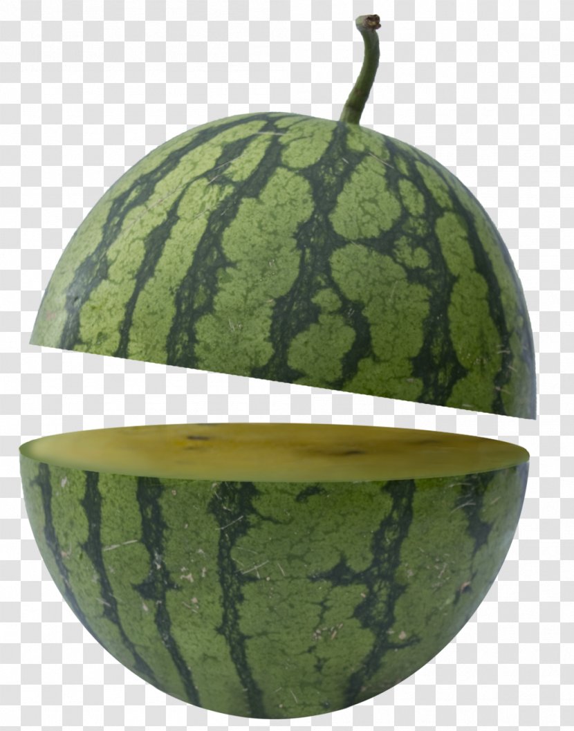 Watermelon Yellow 黄肉 Cucurbita Fruit Transparent PNG