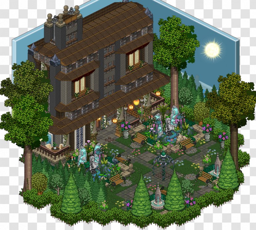 Habbo Tree House Mansion Garden Hotel Sulake - Room Transparent PNG