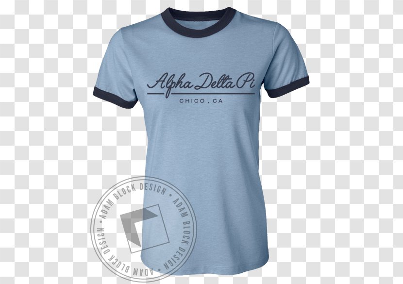 Ringer T-shirt Clothing Alpha Delta Pi - Bluza - Cursive K Sweater Transparent PNG