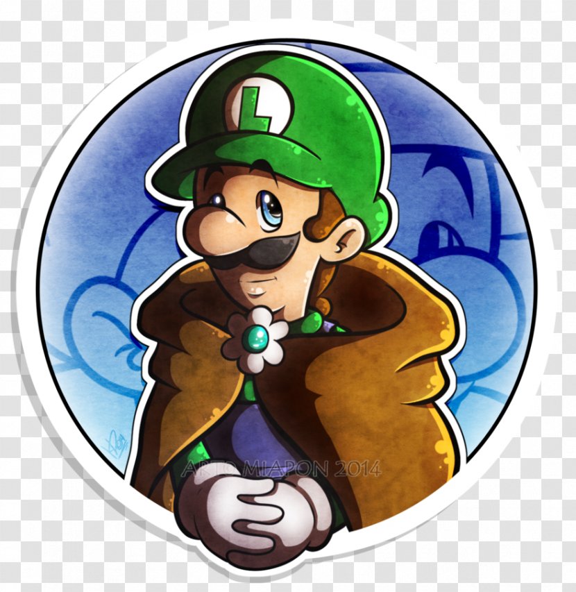 New Super Luigi U DeviantArt Character Vertebrate - Christmas Ornament Transparent PNG