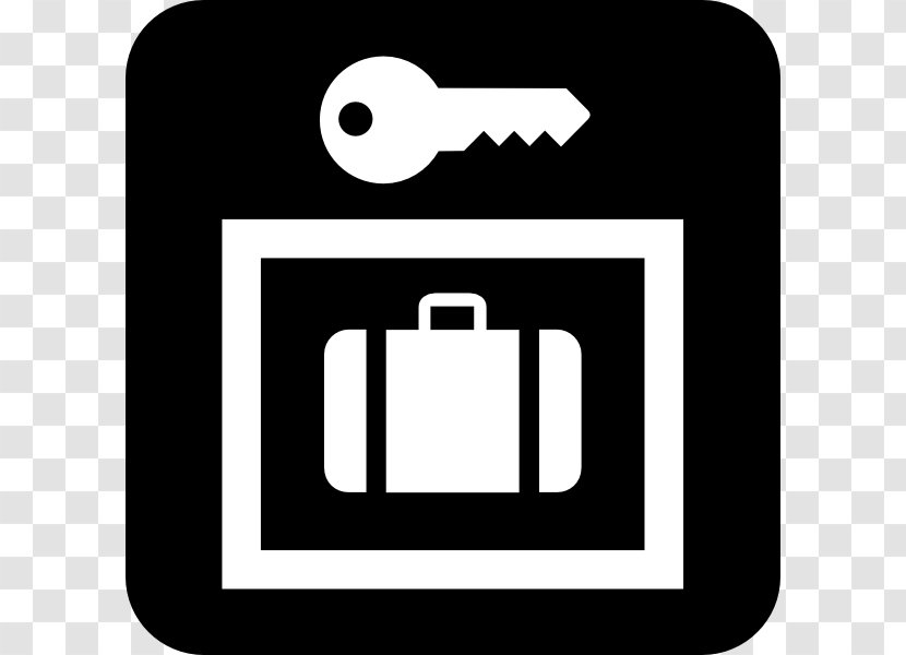 Baggage Locker Suitcase Clip Art - Hotel - Luggage Icon Transparent PNG