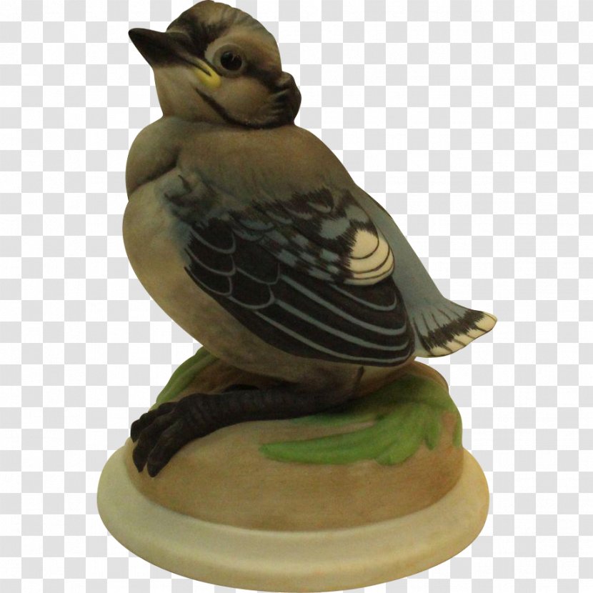 Figurine Blue Jay Porcelain Bird Transparent PNG
