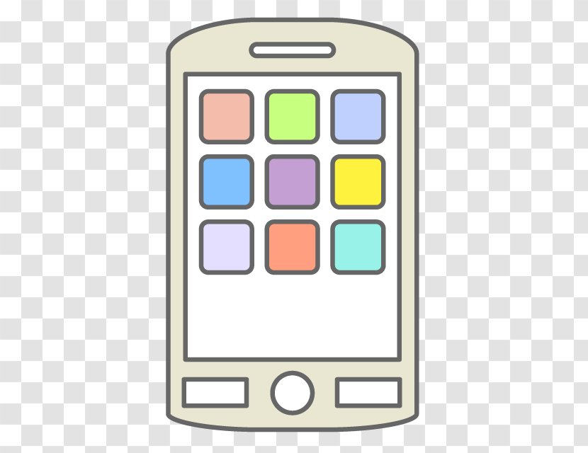 Feature Phone Application Software Clip Art Smartphone - Communication Device Transparent PNG
