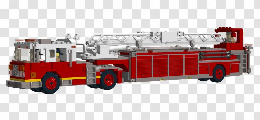 Fire Engine Department Lego Ideas Emergency Vehicle - Truck Transparent PNG