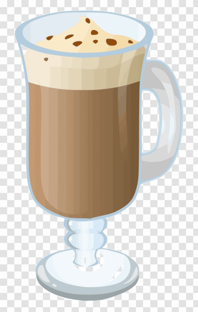 Latte Iced Coffee Cafe Caffè Mocha - Caff%c3%a8 Macchiato Transparent PNG